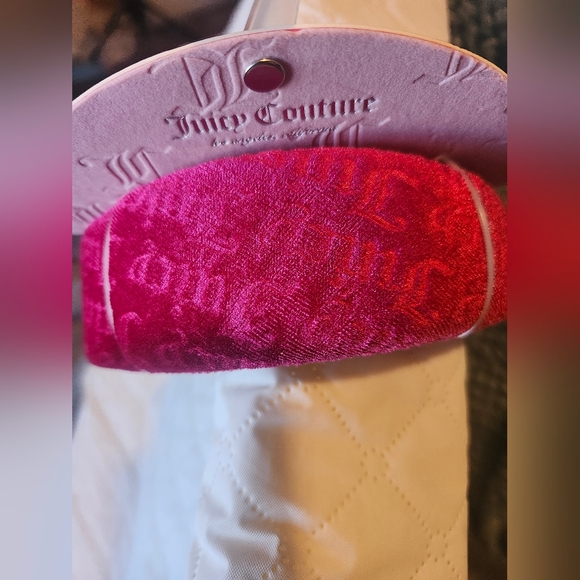 Juicy Couture Pink Velvet Headband - Picture 4 of 5